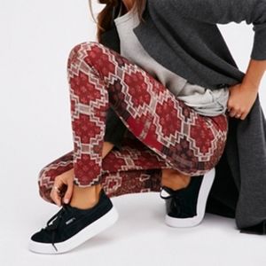 Free People Byzantine Sweater Legging Terracotta